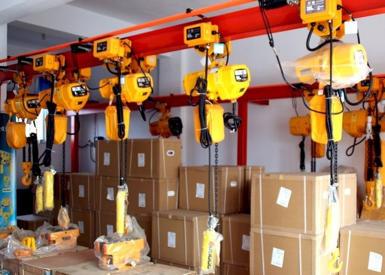 고정 훅 중단과 ISO9001 500lb 1000lb 전기 체인 블록