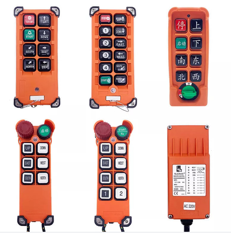 승강기에 대한 F21-E1B AC36V DC12-24V 6 단추 보편적 산업적 무선 원격 제어